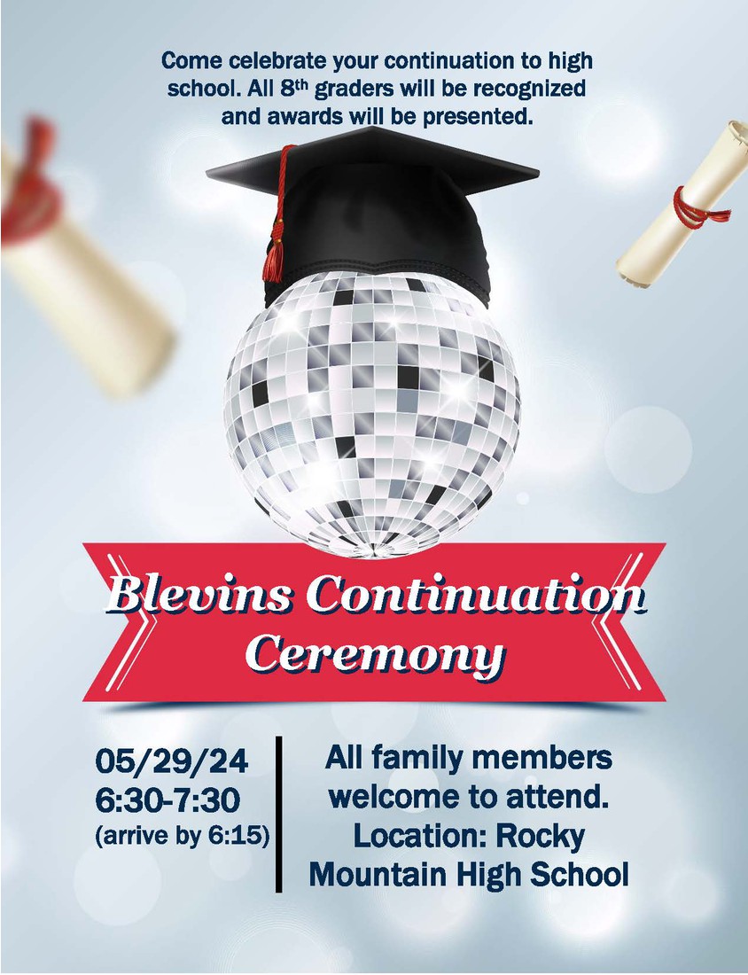 8th Grade Continuation Ceremony Invitation Photo