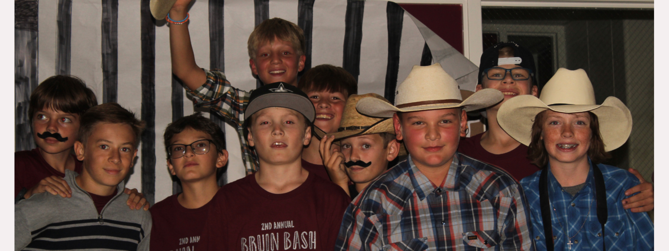 Western themed dance group picture