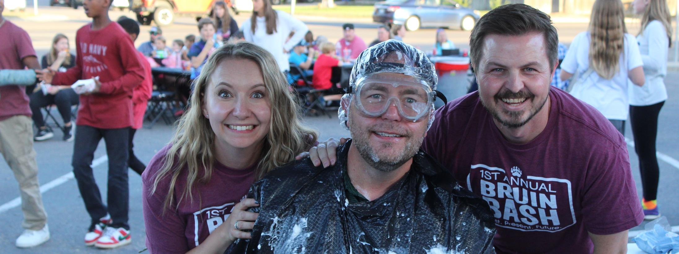 Superintendent Brian Kingsley Having Fun at our Bruin BASH