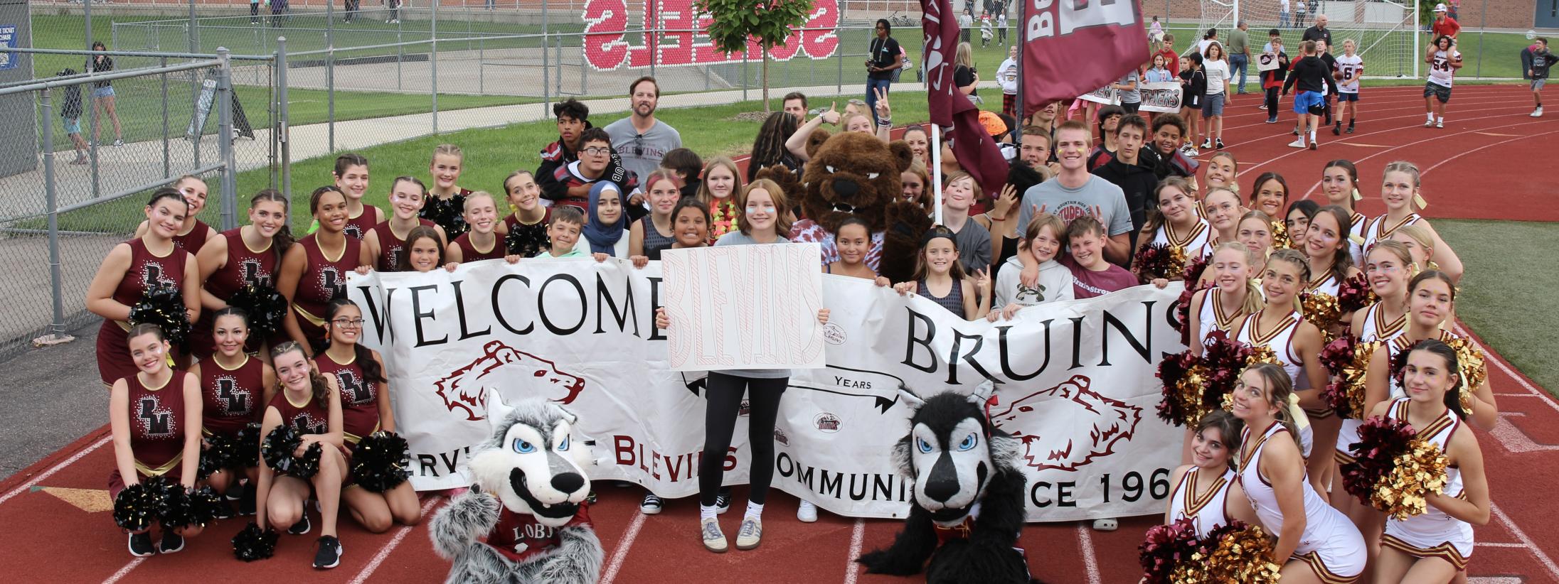 Fun from Feeder Parade at Rocky High